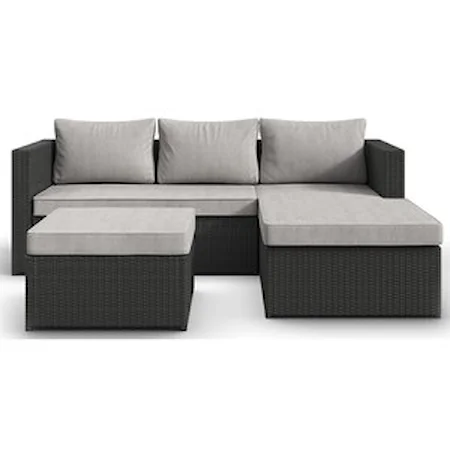 3 Piece Outdoor Sectional Set